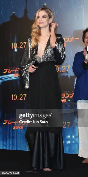 Sylvia Hoeks attends the 'Blade Runner 2049' premier at Roppongi Hills on October 24, 2017 in Tokyo, Japan.