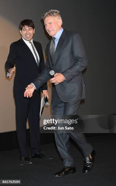 Harrison Ford attends the 'Blade Runner 2049' premier at Roppongi Hills on October 24, 2017 in Tokyo, Japan.