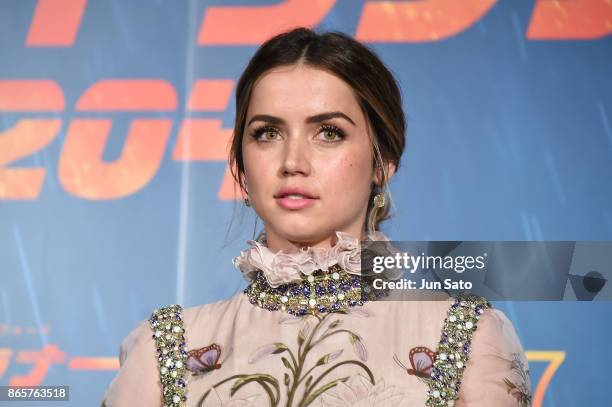 Ana de Armas attends the 'Blade Runner 2049' premier at Roppongi Hills on October 24, 2017 in Tokyo, Japan.