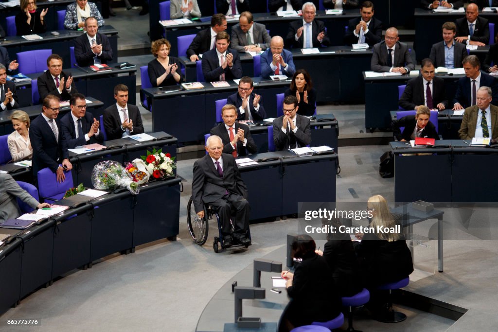 New Bundestag Convenes For Opening Session