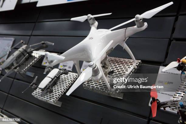 More and more popular - drones in a specialist shop in Bonn.