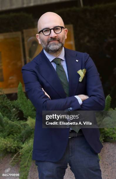 Director Donato Carrisi attends 'La Ragazza Nella Nebbia' photocall on October 24, 2017 in Rome, Italy.