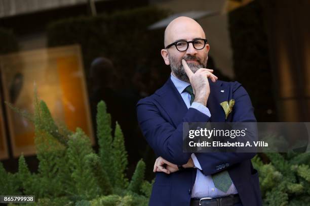 Director Donato Carrisi attends 'La Ragazza Nella Nebbia' photocall on October 24, 2017 in Rome, Italy.