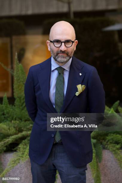 Director Donato Carrisi attends 'La Ragazza Nella Nebbia' photocall on October 24, 2017 in Rome, Italy.