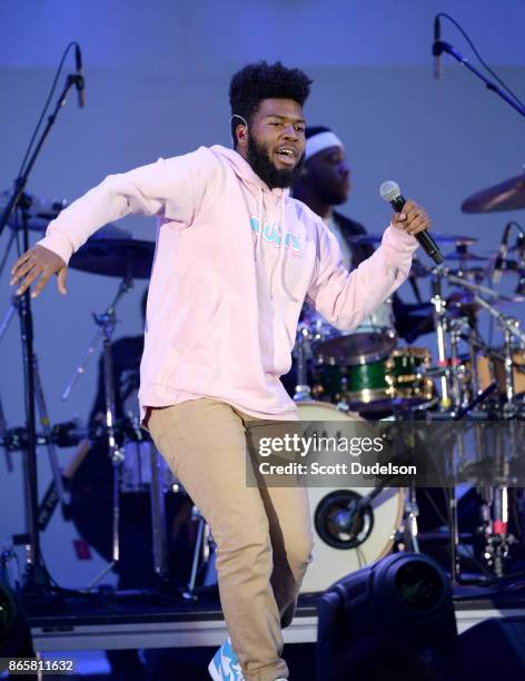 Singer Khalid performs onstage during the 5th annual "We Can Survive" benefit concert presented by CBS Radio at the Hollywood Bowl on October 21,...