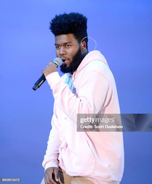 Singer Khalid performs onstage during the 5th annual "We Can Survive" benefit concert presented by CBS Radio at the Hollywood Bowl on October 21,...