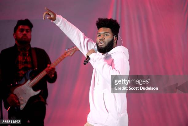 Singer Khalid performs onstage during the 5th annual "We Can Survive" benefit concert presented by CBS Radio at the Hollywood Bowl on October 21,...