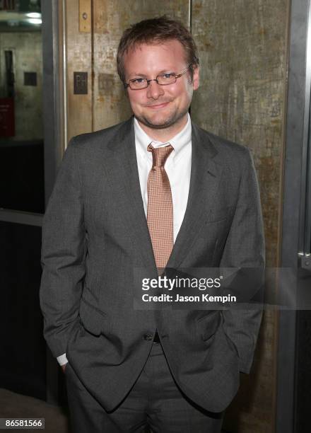 Director Rian Johnson attends a party following a screening of "The Brothers Bloom" hosted by The Cinema Society with Thakoon and Nars at the Soho...