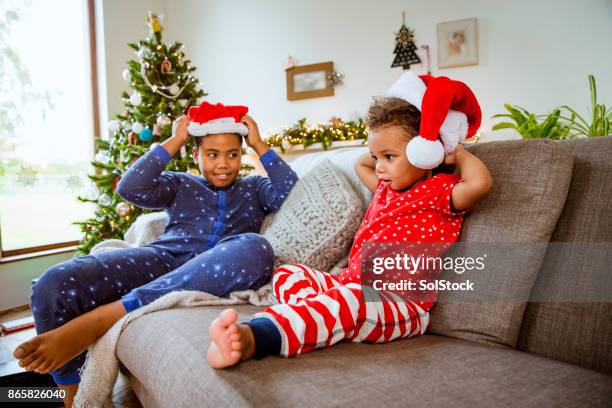 Siblings at Home Over Christmas Holidays