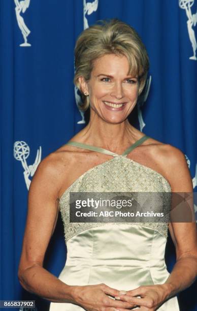 Actress Candace Bergen attends the 48th Annual Primetime Emmy Awards on September 8, 1996 at the Pasadena Civic Auditorium in Pasadena, California