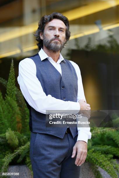 Alessio Boni attends 'La Ragazza Nella Nebbia' photocall at Hotel Visconti on October 24, 2017 in Rome, Italy.