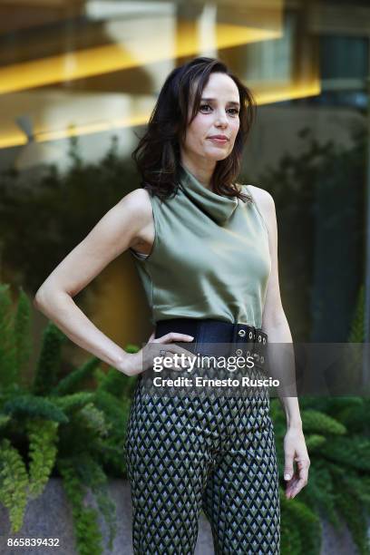 Daniela Piazza attends 'La Ragazza Nella Nebbia' photocall at Hotel Visconti on October 24, 2017 in Rome, Italy.