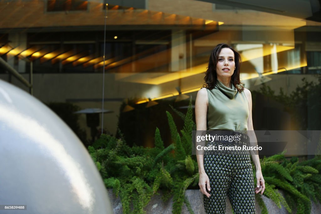 Daniela Piazza attends 'La Ragazza Nella Nebbia' photocall at Hotel
