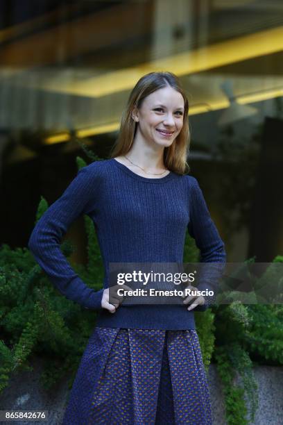 Ekaterina Buscemi attends 'La Ragazza Nella Nebbia' photocall on October 24, 2017 in Rome, Italy.