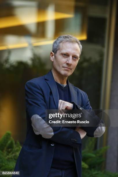 Pietro Faiella attends 'La Ragazza Nella Nebbia' photocall at Hotel Visconti on October 24, 2017 in Rome, Italy.