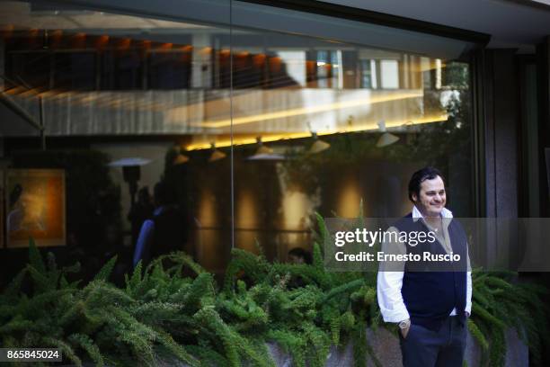 Antonio Gerardi attends 'La Ragazza Nella Nebbia' photocall at Hotel Visconti on October 24, 2017 in Rome, Italy.