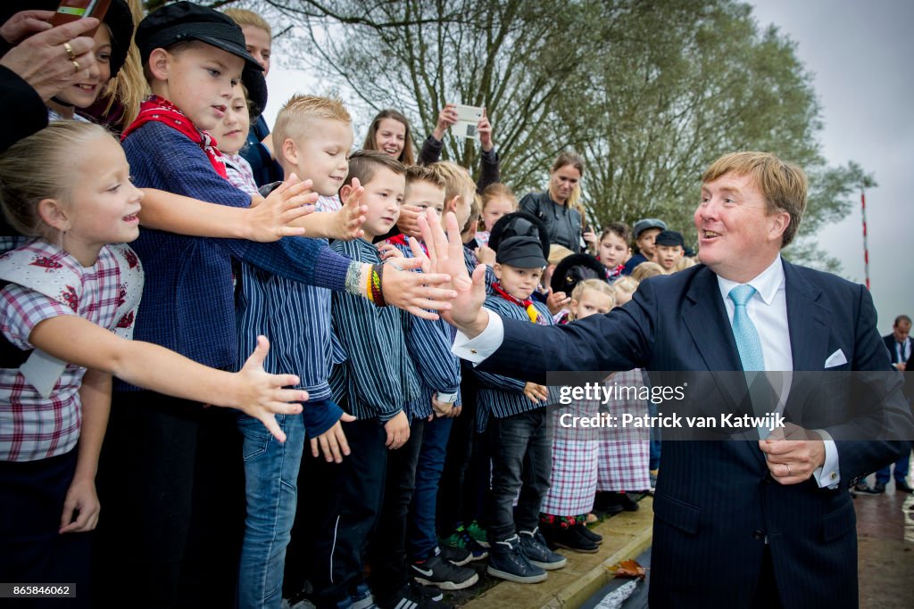 King Willem-Alexander and Queen Maxima of The Netherlands Visit The Eemland