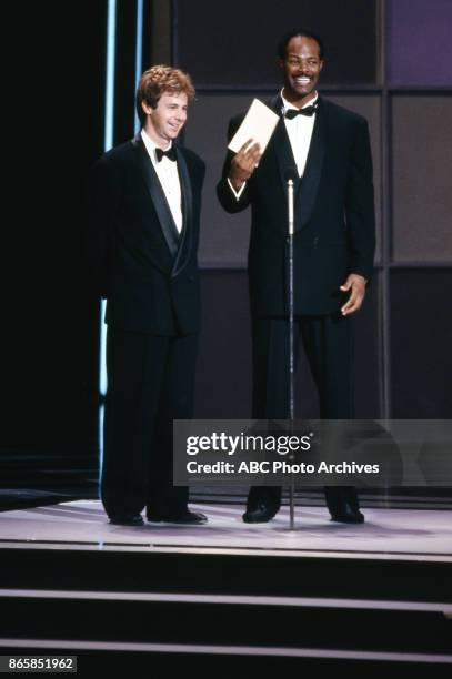 Dana Carvey and Keenen Ivory Wayans on stage at The 42nd Primetime Emmy Awards on September16, 1990 at Pasadena Civic Auditorium, Pasadena,...