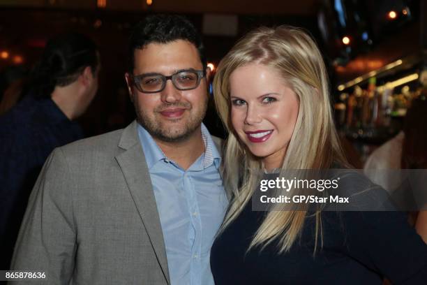 Gregori J. Martin and Crystal Hunt are seen on October 23, 2017 in Los Angeles, California.