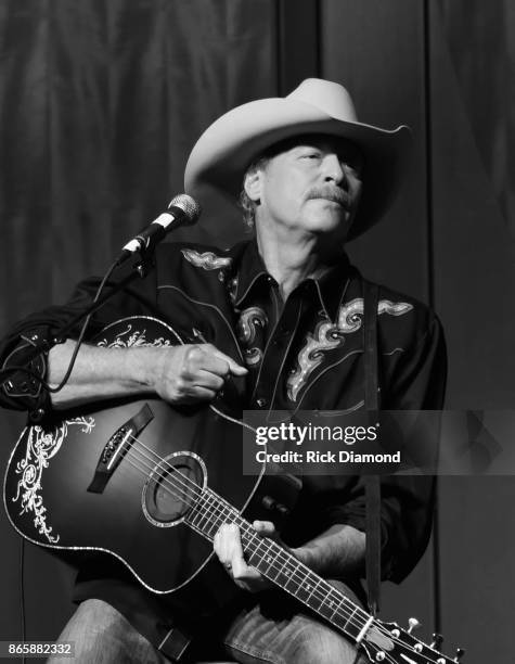 Alan Jackson performs during the 2017 Nashville Songwriters Hall Of Fame Awards at Music City Center on October 23, 2017 in Nashville, Tennessee.