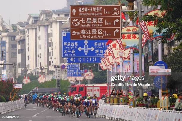 1st Tour of Guangxi 2017 / Stage 6 Arrival Sprint / Andrea GUARDINI / Dylan GROENEWEGEN / Fernando GAVIRIA / Niccolo BONIFAZIO / Max WALSCHEID /...