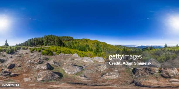 berge landschaft (360-grad-hdri panorama) - high dynamic range imaging stock-fotos und bilder