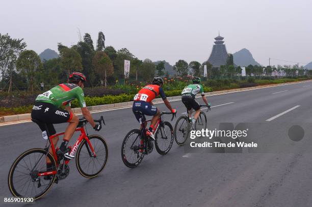 1st Tour of Guangxi 2017 / Stage 6 Meiyin WANG / Daniel OSS Green Mountain Jersey / Jon IRISARRI / Temple / Landscape / Guilin - Guilin / Gree - Tour...