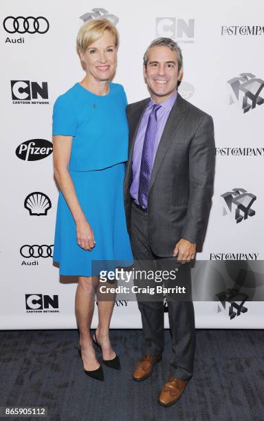 President of Planned Parenthood Cecile Richards and Andy Cohen attend Andy Cohen and Cecile Richards on Activism, Pop Culture, and Why Authenticity...