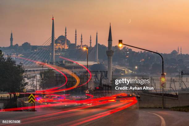 istanbul at night,turkey - taksim square stock pictures, royalty-free photos & images