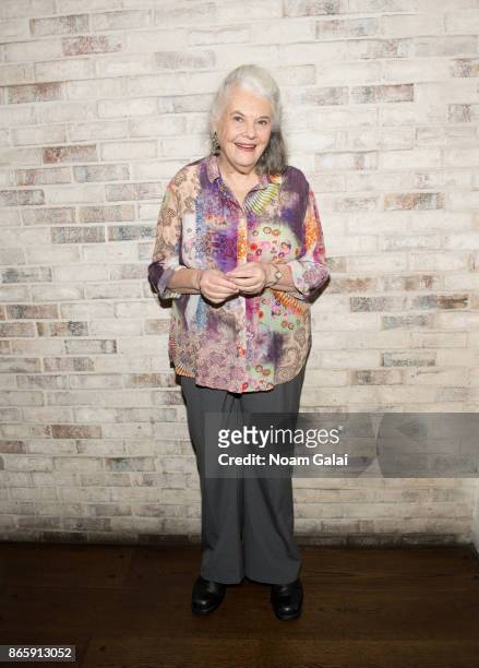 Actress Lois Smith attends a special screening and reception for "Marjorie Prime" at Anassa Taverna on October 24, 2017 in New York City.