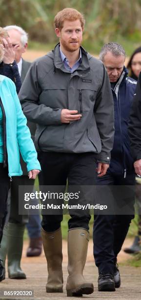 Prince Harry visits Myplace at Brockholes Nature Reserve, a project which aims to empower young people by encouraging them to take action in...