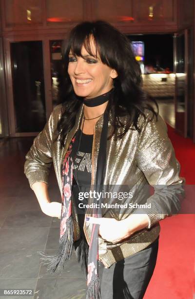 Nena arrives at the Ronald McDonald Kinderhilfe charity event at Messe Wien on October 20, 2017 in Vienna, Austria.