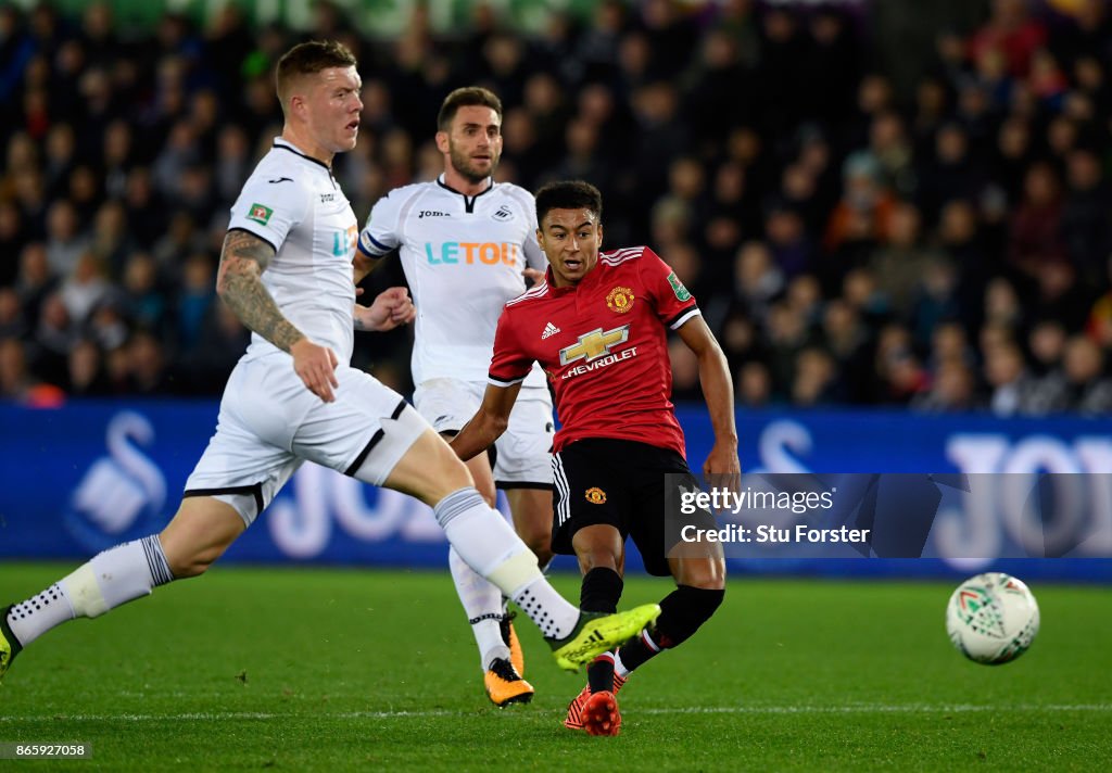 Swansea City v Manchester United - Carabao Cup Fourth Round