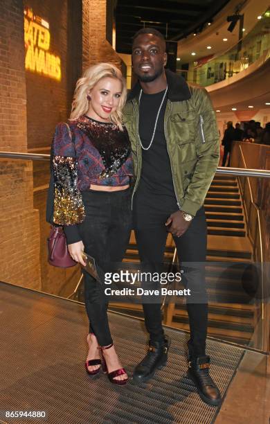 Gabby Dawn Allen and Marcel Somerville attend The KA & GRM Daily Rated Awards at The Roundhouse on October 24, 2017 in London, England.