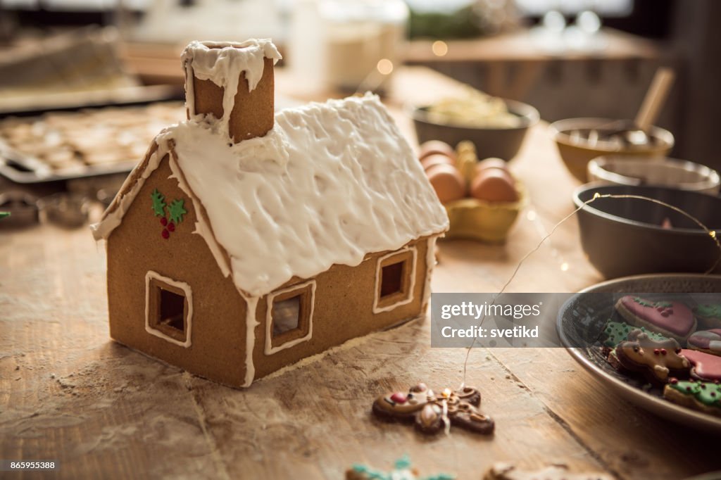 Christmas in kitchen