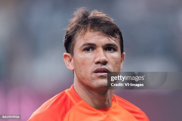 Jose Marcio Da Costa of Istanbul Medipol Basaksehir FK during the Turkish Spor Toto Super Lig football match between Besiktas JK and Medipol...