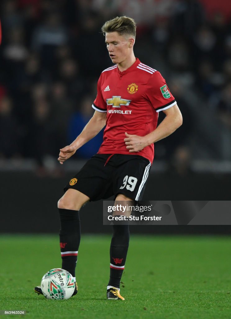 Swansea City v Manchester United - Carabao Cup Fourth Round