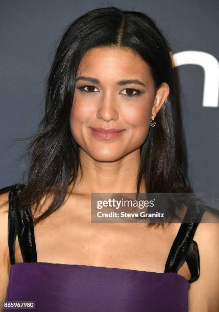 Julia Jones arrive at the 3rd Annual InStyle Awards at The Getty Center on October 23, 2017 in Los Angeles, California.