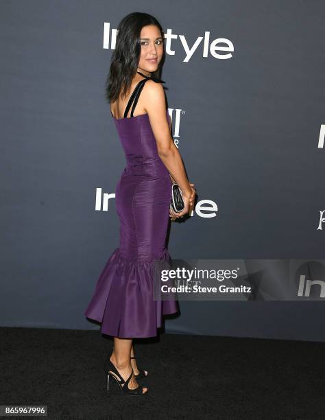 Julia Jones arrive at the 3rd Annual InStyle Awards at The Getty Center on October 23, 2017 in Los Angeles, California.