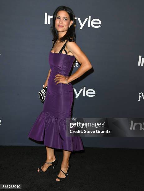 Julia Jones arrive at the 3rd Annual InStyle Awards at The Getty Center on October 23, 2017 in Los Angeles, California.
