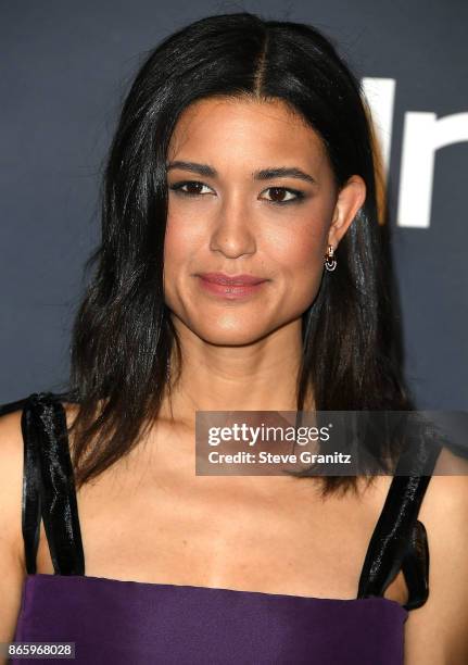 Julia Jones arrive at the 3rd Annual InStyle Awards at The Getty Center on October 23, 2017 in Los Angeles, California.