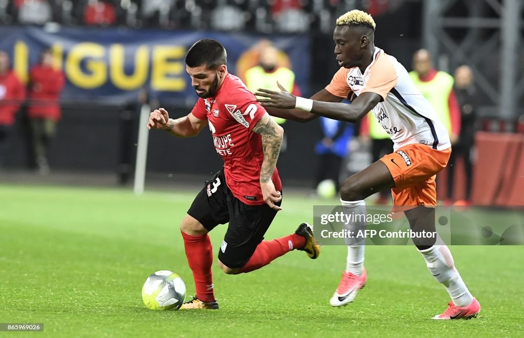 FBL-FRA-LCUP-GUINGAMP-MONTPELLIER