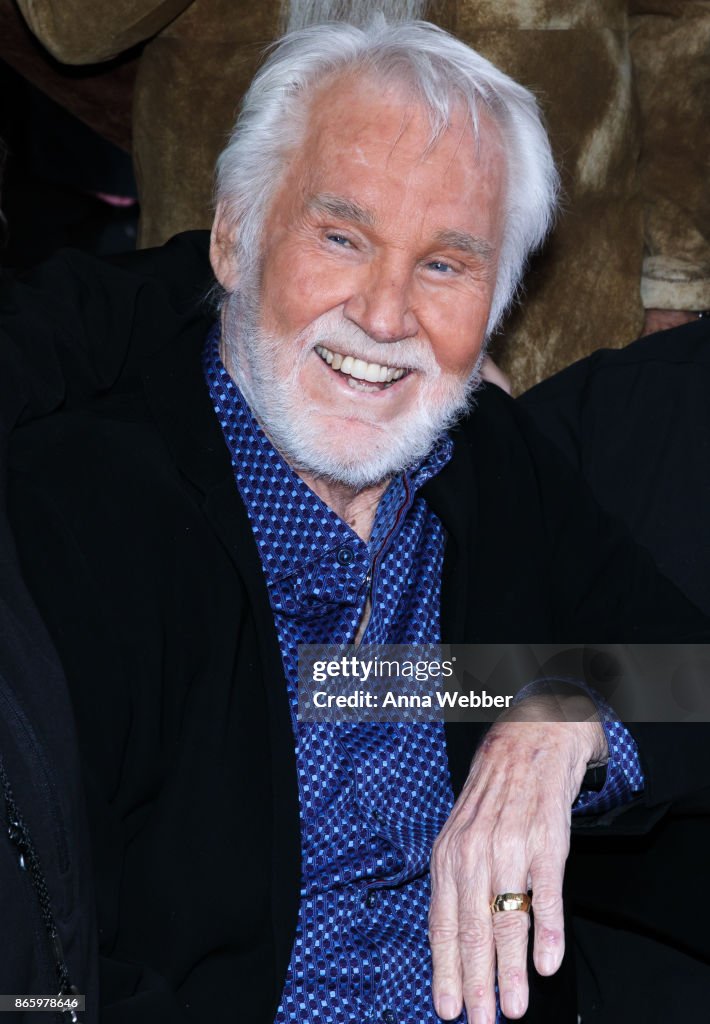 Kenny Rogers Inducted Into The Nashville Music City Walk Of Fame