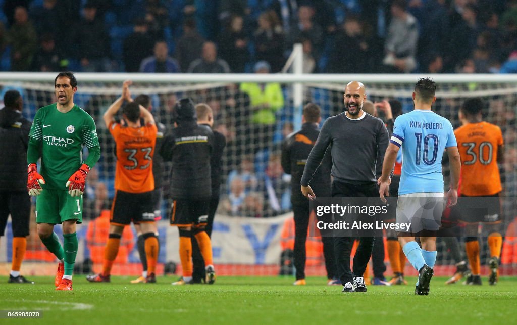 Manchester City v Wolverhampton Wanderers - Carabao Cup Fourth Round