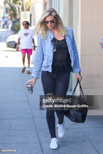 Lindsay Shookus is seen on October 24, 2017 in Los Angeles, California.