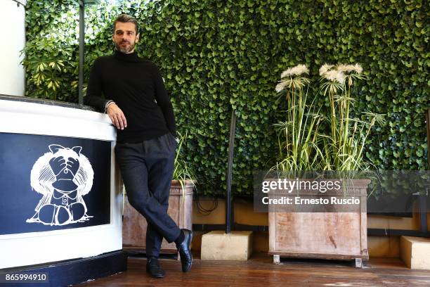 Luca Argentero attends 'Sirene' tv show photocall at Hotel Bernini on October 24, 2017 in Rome, Italy.