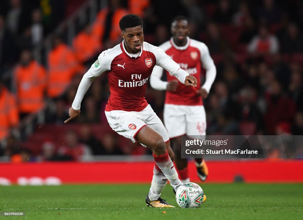 Arsenal v Norwich City - Carabao Cup Fourth Round