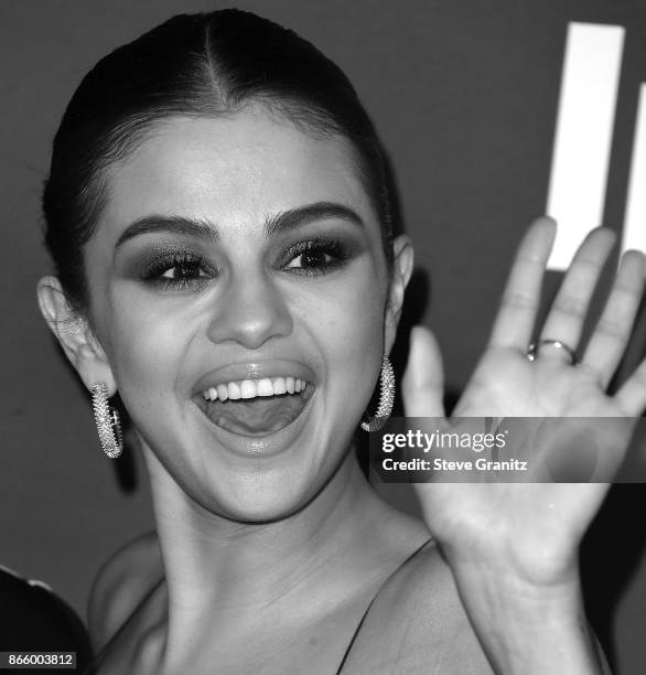 Selena Gomez arrive at the 3rd Annual InStyle Awards at The Getty Center on October 23, 2017 in Los Angeles, California.