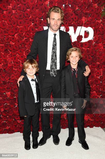 Brad Kroenig , Hudson Kroenig and Jameson Kroenig and attend 2017 WWD Honors at The Pierre Hotel on October 24, 2017 in New York City.
