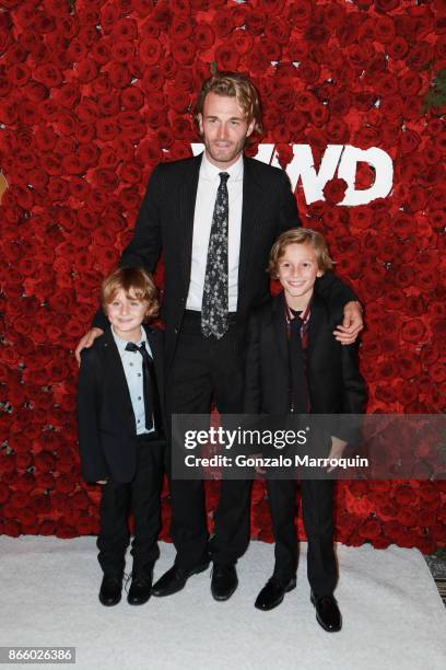 Brad Kroenig , Hudson Kroenig and Jameson Kroenig attend the 2017 WWD Honors at The Pierre Hotel on October 24, 2017 in New York City.